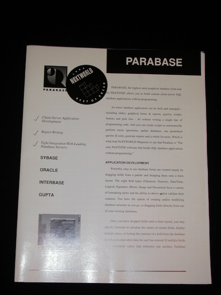 PARABASE Brochure