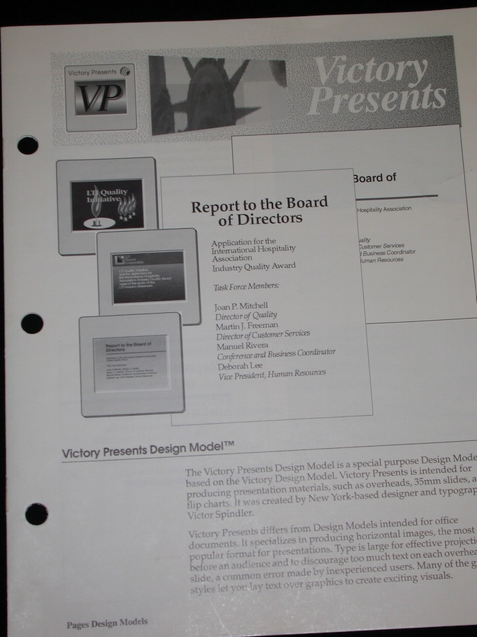 PagesDesignModelVictory